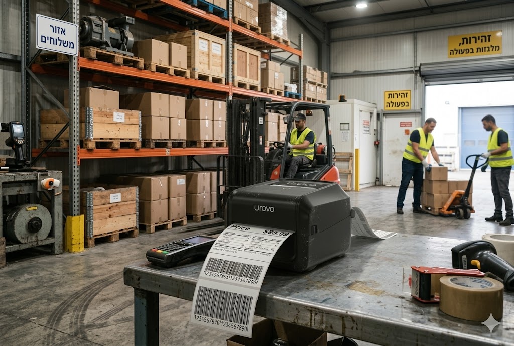 מדפסת מדבקות תעשייתית